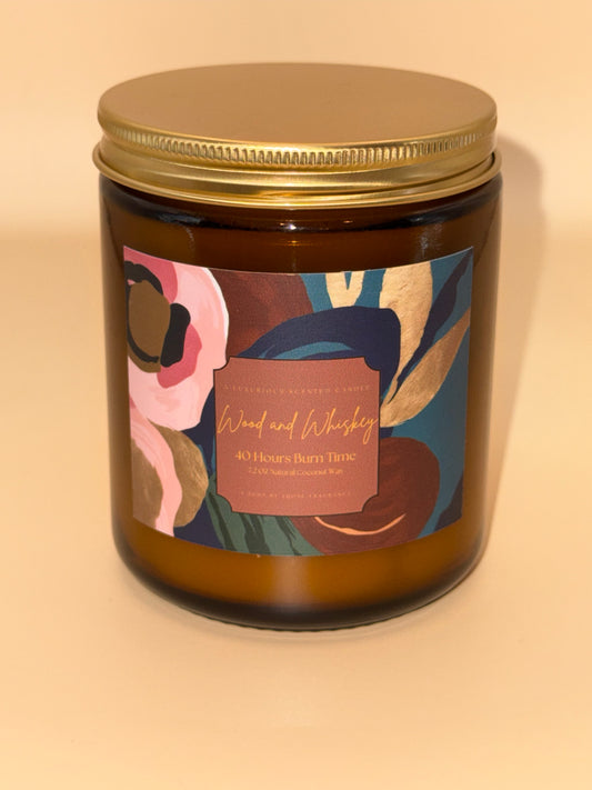 Wood and Whiskey Candle