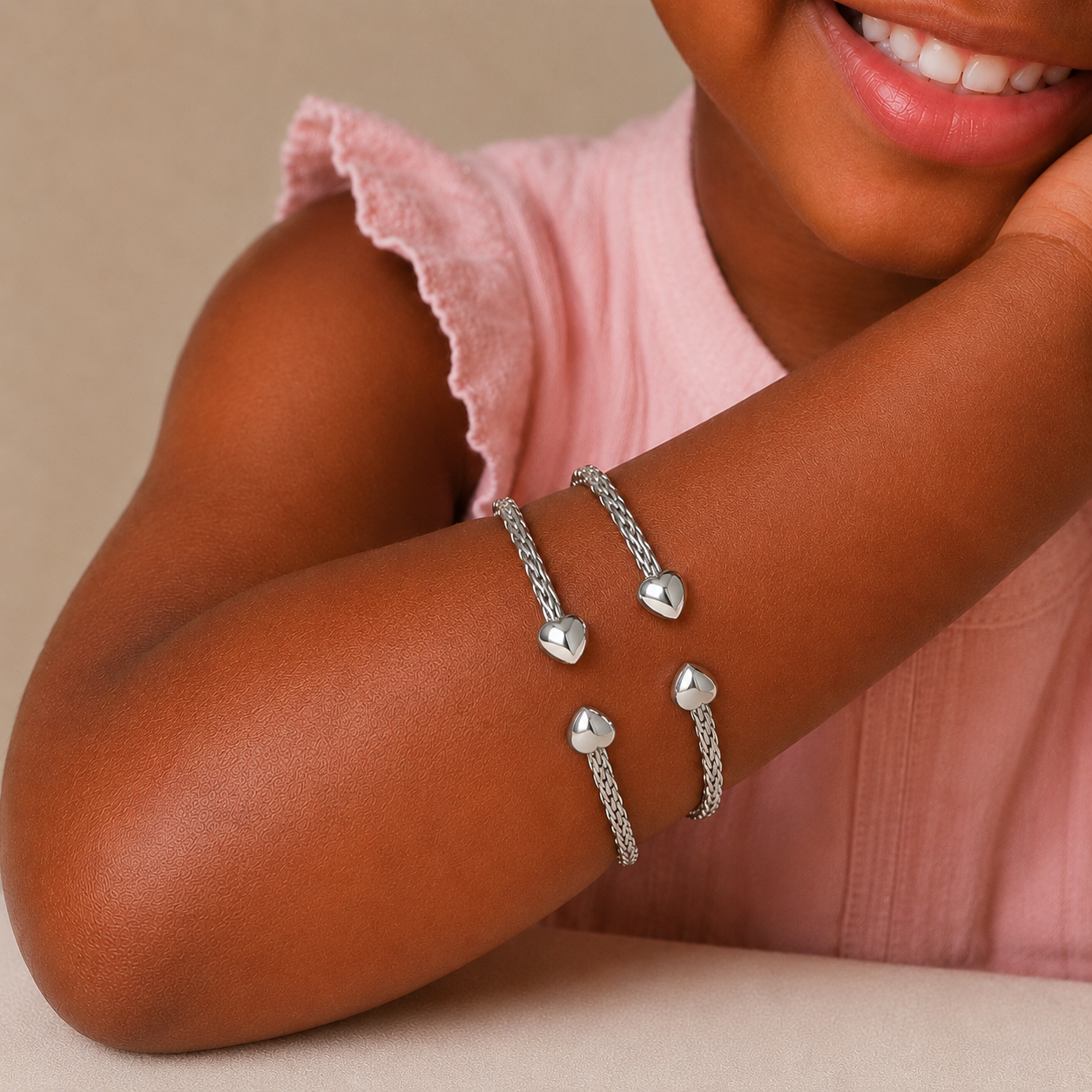 Children’s Silver Cuff Bangle Set