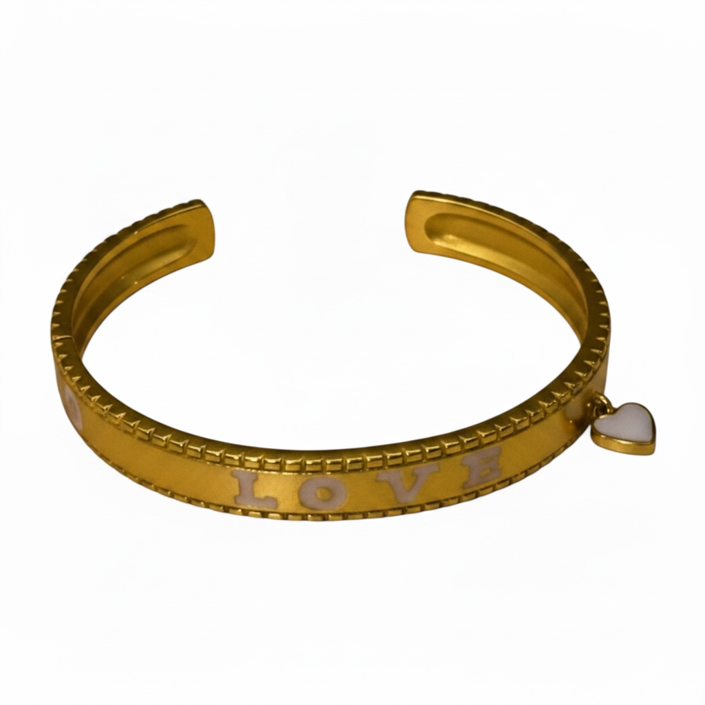 Children’s Gold Plated LOVE Cuff Bracelet
