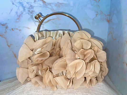 Champagne Flower Handbag