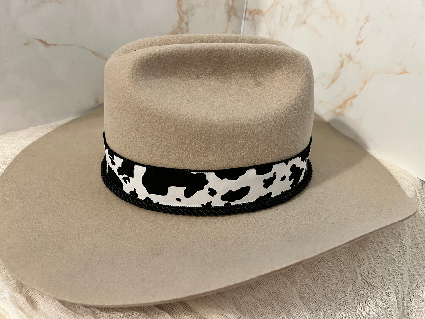 Beige Trendy Cowboy Hat